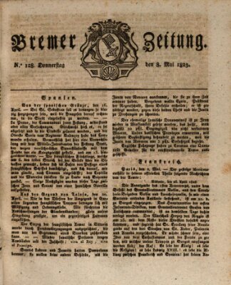 Bremer Zeitung Donnerstag 8. Mai 1823