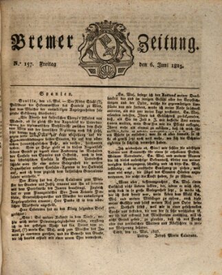 Bremer Zeitung Freitag 6. Juni 1823