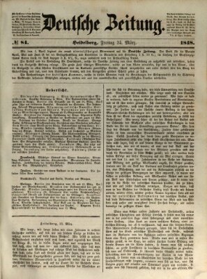 Deutsche Zeitung 〈Frankfurt, Main〉 Freitag 24. März 1848