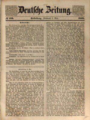 Deutsche Zeitung 〈Frankfurt, Main〉 Mittwoch 3. Mai 1848