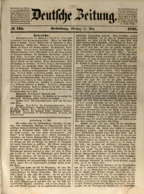 Deutsche Zeitung 〈Frankfurt, Main〉 Montag 15. Mai 1848