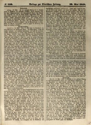 Deutsche Zeitung 〈Frankfurt, Main〉 Freitag 19. Mai 1848