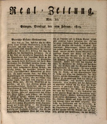 Erlanger Real-Zeitung Dienstag 2. Februar 1819