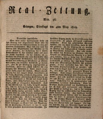Erlanger Real-Zeitung Dienstag 4. Mai 1819