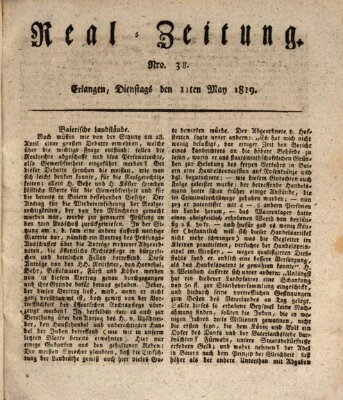 Erlanger Real-Zeitung Dienstag 11. Mai 1819