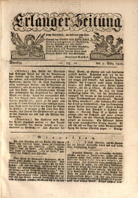Erlanger Zeitung (Erlanger Real-Zeitung) Dienstag 5. März 1822