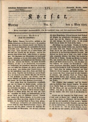 Erlanger Zeitung (Erlanger Real-Zeitung) Montag 9. Mai 1825