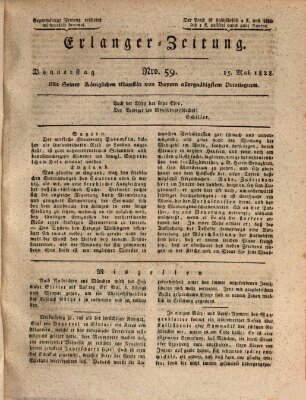 Erlanger Zeitung (Erlanger Real-Zeitung) Donnerstag 15. Mai 1828