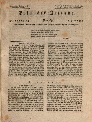 Erlanger Zeitung (Erlanger Real-Zeitung) Donnerstag 5. Juni 1828