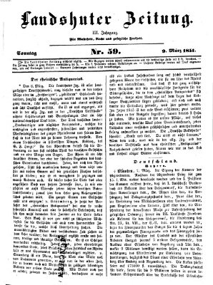 Landshuter Zeitung Sonntag 9. März 1851