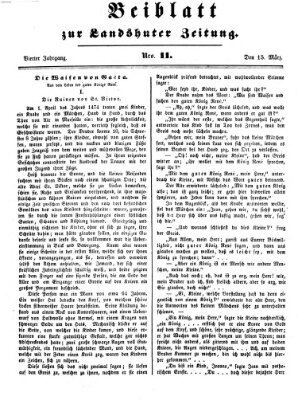 Landshuter Zeitung Montag 15. März 1852