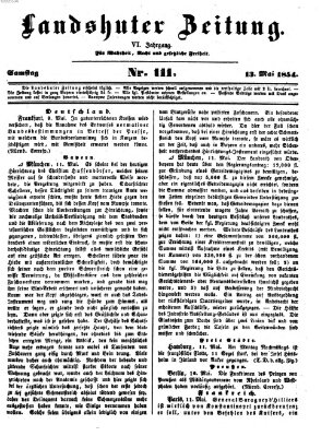 Landshuter Zeitung Samstag 13. Mai 1854