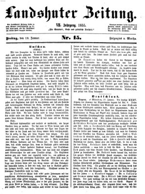 Landshuter Zeitung Freitag 19. Januar 1855