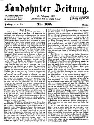 Landshuter Zeitung Freitag 4. Mai 1855