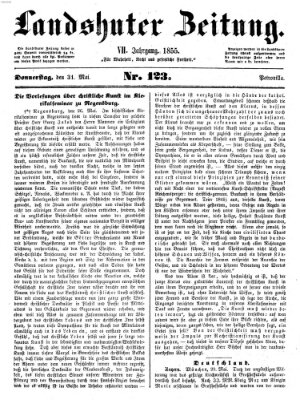 Landshuter Zeitung Donnerstag 31. Mai 1855
