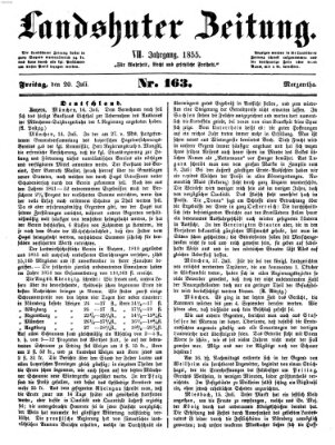 Landshuter Zeitung Freitag 20. Juli 1855