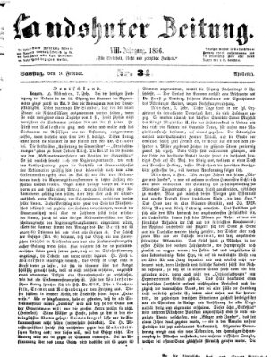 Landshuter Zeitung Samstag 9. Februar 1856