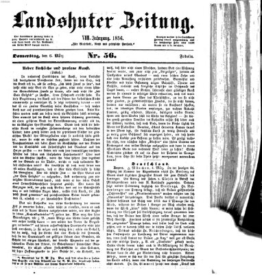 Landshuter Zeitung Donnerstag 6. März 1856