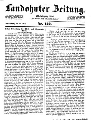 Landshuter Zeitung Mittwoch 28. Mai 1856