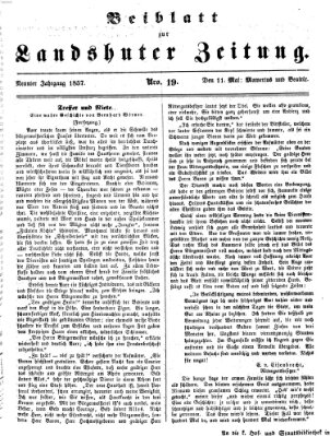 Landshuter Zeitung Montag 11. Mai 1857