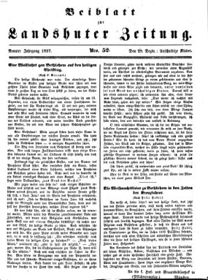 Landshuter Zeitung Montag 28. Dezember 1857