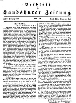Landshuter Zeitung Montag 8. März 1858