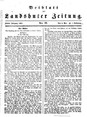 Landshuter Zeitung Montag 3. Mai 1858
