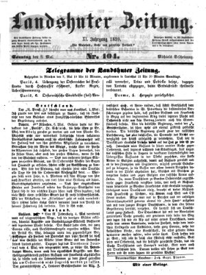 Landshuter Zeitung Sonntag 8. Mai 1859