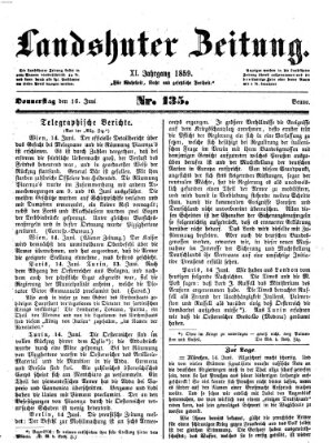 Landshuter Zeitung Donnerstag 16. Juni 1859