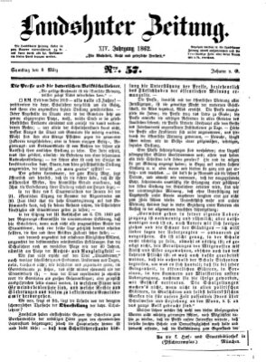 Landshuter Zeitung Samstag 8. März 1862