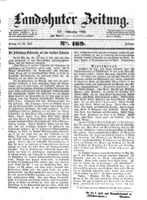 Landshuter Zeitung Freitag 25. Juli 1862