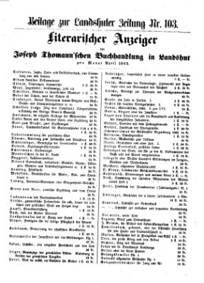 Landshuter Zeitung Mittwoch 6. Mai 1863
