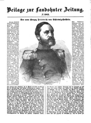 Landshuter Zeitung Donnerstag 10. Dezember 1863
