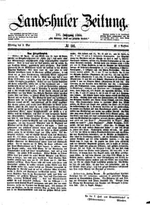 Landshuter Zeitung Dienstag 3. Mai 1864