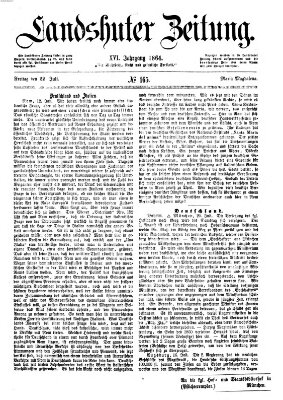 Landshuter Zeitung Freitag 22. Juli 1864