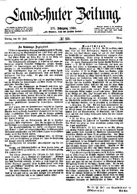 Landshuter Zeitung Dienstag 26. Juli 1864