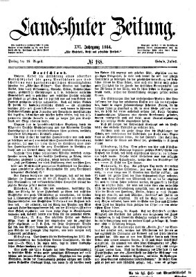 Landshuter Zeitung Freitag 19. August 1864