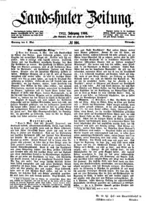 Landshuter Zeitung Sonntag 6. Mai 1866