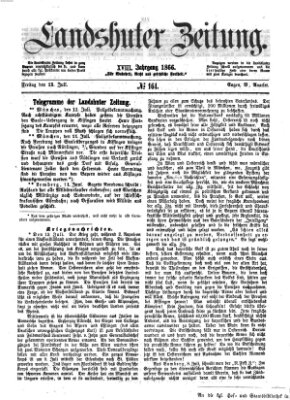 Landshuter Zeitung Freitag 13. Juli 1866