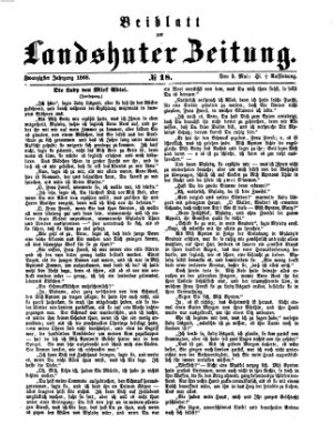 Landshuter Zeitung Sonntag 3. Mai 1868