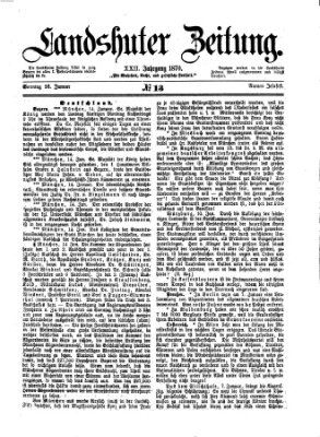 Landshuter Zeitung Sonntag 16. Januar 1870