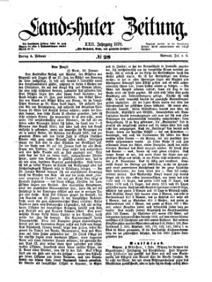 Landshuter Zeitung Freitag 4. Februar 1870