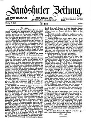 Landshuter Zeitung Freitag 8. Juli 1870