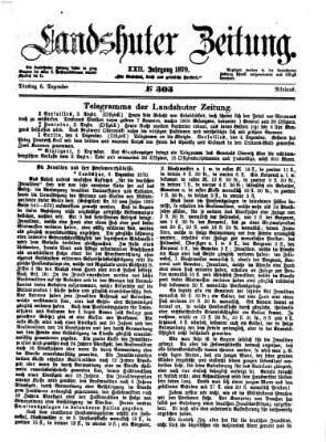 Landshuter Zeitung Dienstag 6. Dezember 1870