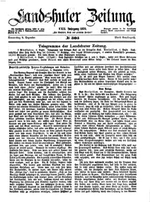 Landshuter Zeitung Donnerstag 8. Dezember 1870