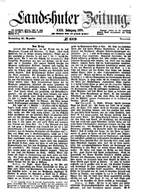 Landshuter Zeitung Donnerstag 22. Dezember 1870