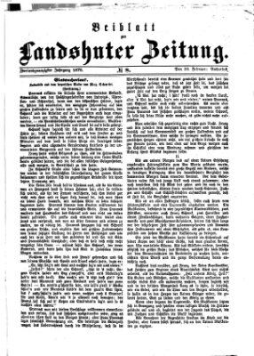 Landshuter Zeitung Sonntag 20. Februar 1870