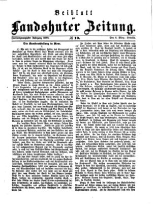 Landshuter Zeitung Sonntag 6. März 1870