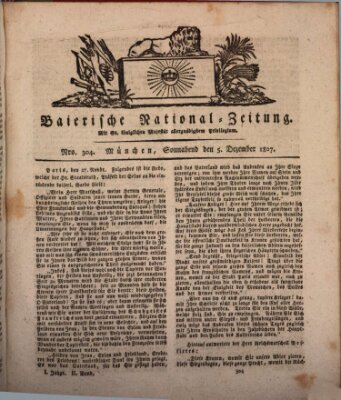 Baierische National-Zeitung Samstag 5. Dezember 1807