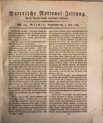 Baierische National-Zeitung Samstag 7. Mai 1808